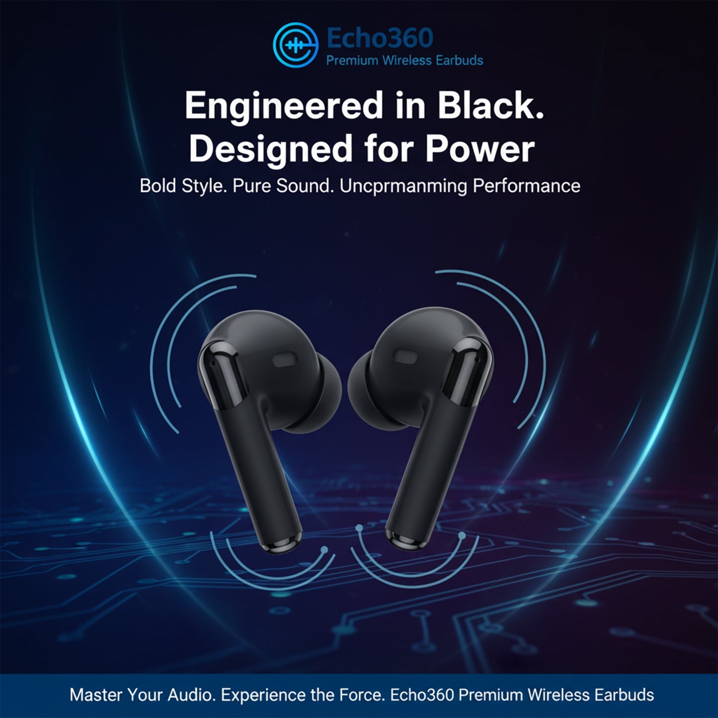 Echo360 Premium Wireless Earbuds: Next-Generation Audio