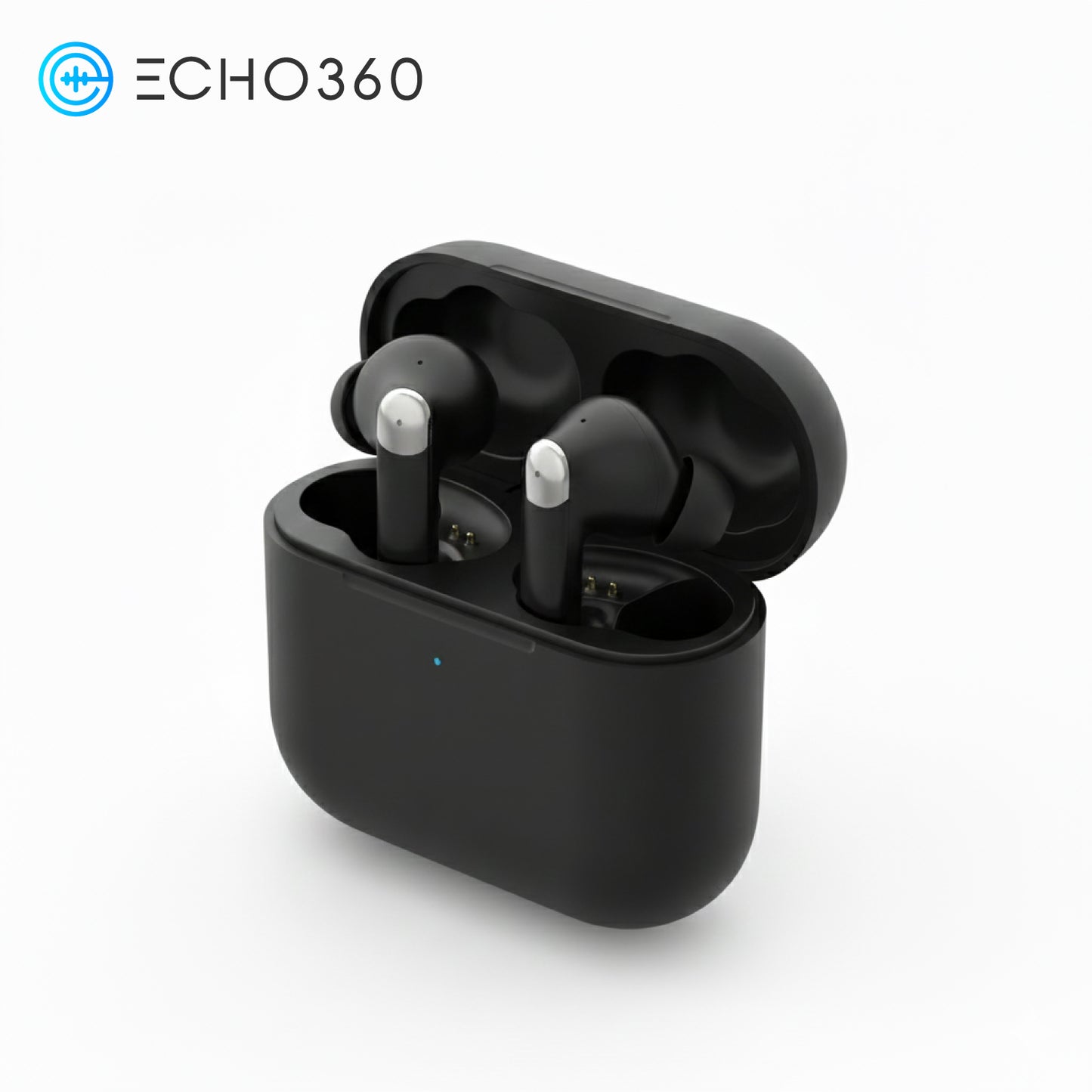 Echo360 Premium earbuds touch control interface demonstration