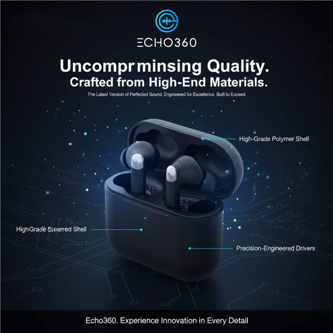 Echo360 Premium Wireless Earbuds: Next-Generation Audio